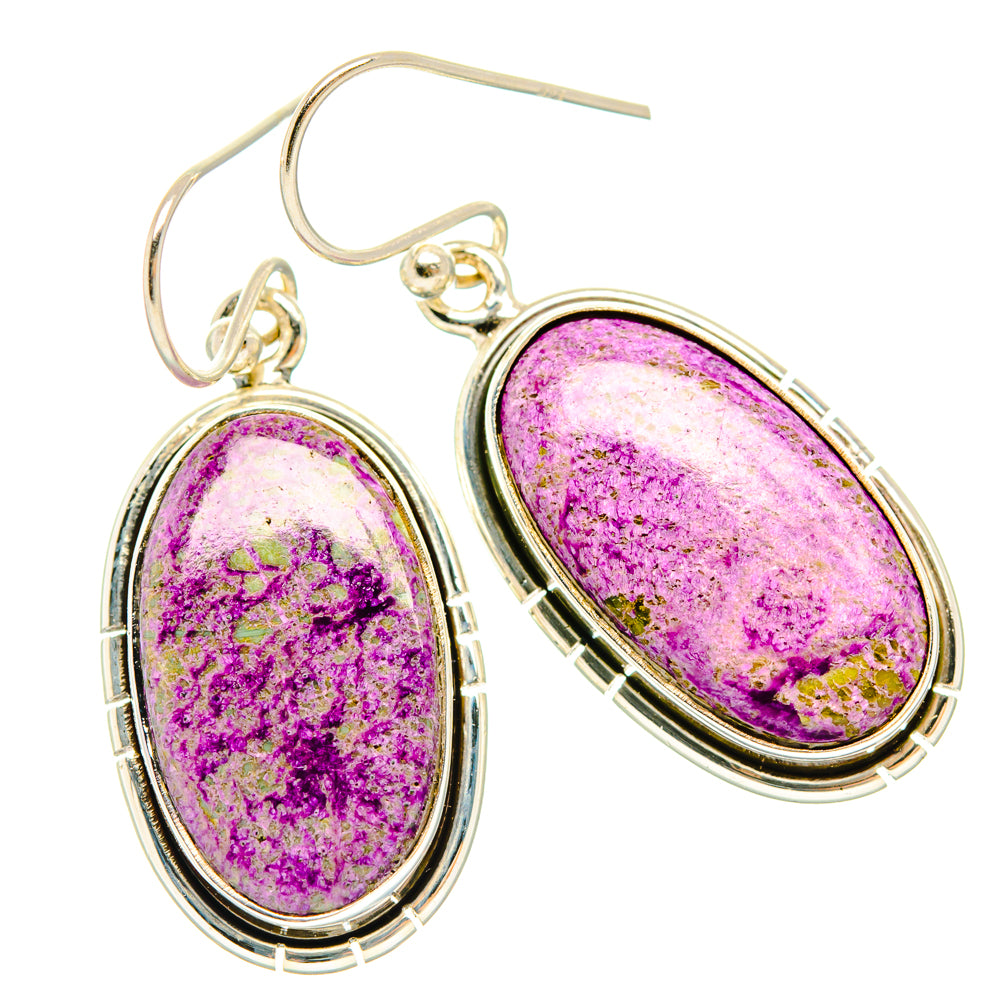 Stichtite Earrings handcrafted by Ana Silver Co - EARR428148 - Photo 2