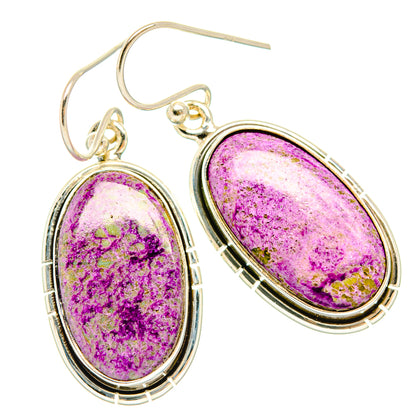 Stichtite Earrings handcrafted by Ana Silver Co - EARR428148 - Photo 2
