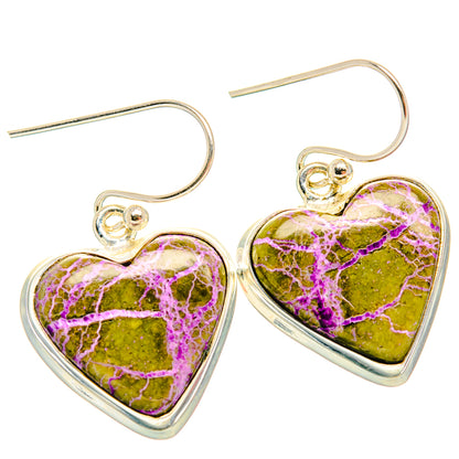 Stichtite Earrings handcrafted by Ana Silver Co - EARR428152 - Photo 2