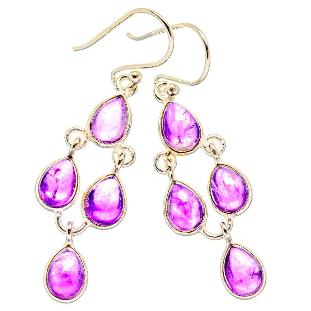 Amethyst Earrings handcrafted by Ana Silver Co - EARR428153 - Photo 2
