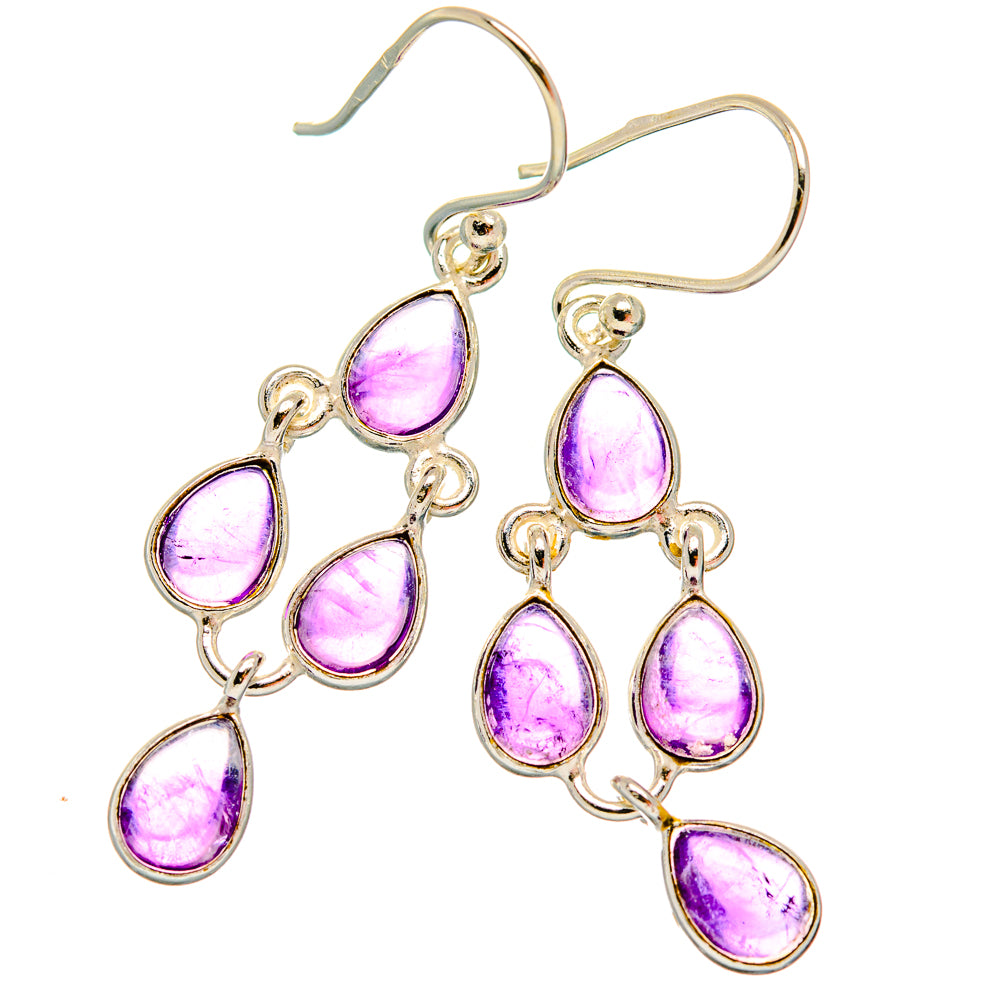 Amethyst Earrings handcrafted by Ana Silver Co - EARR428173 - Photo 2