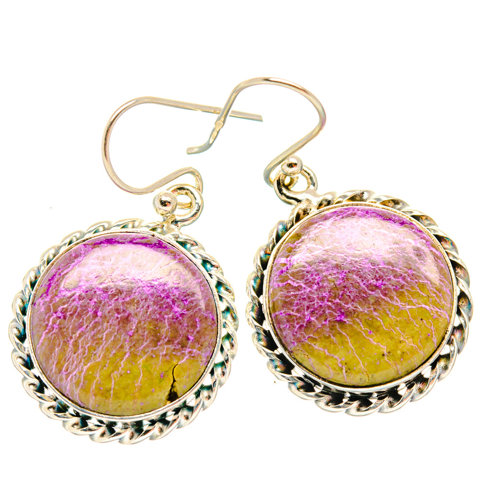Stichtite Earrings handcrafted by Ana Silver Co - EARR428181 - Photo 2