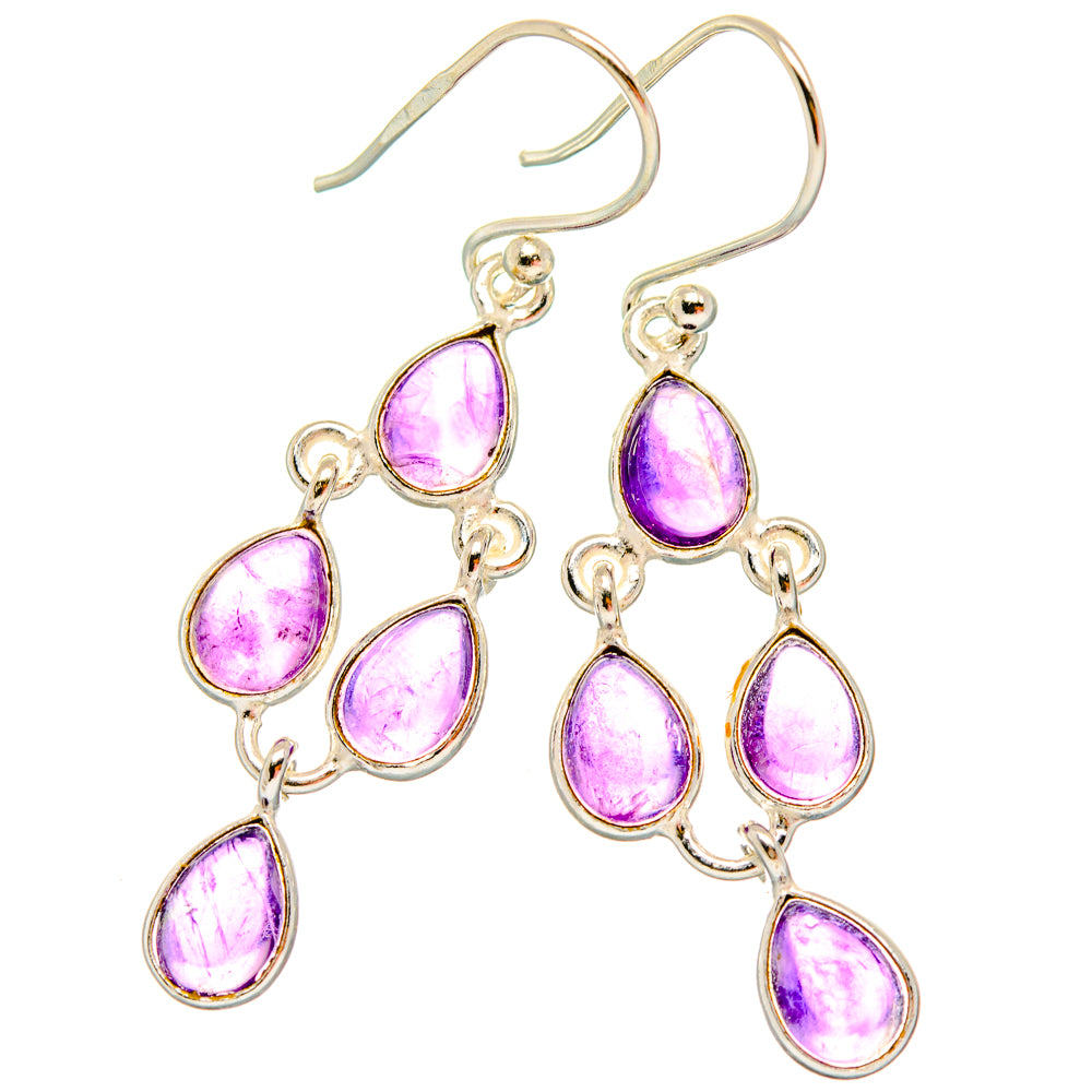 Amethyst Earrings handcrafted by Ana Silver Co - EARR428192 - Photo 2