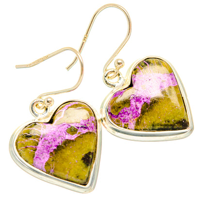 Stichtite Earrings handcrafted by Ana Silver Co - EARR428193 - Photo 2