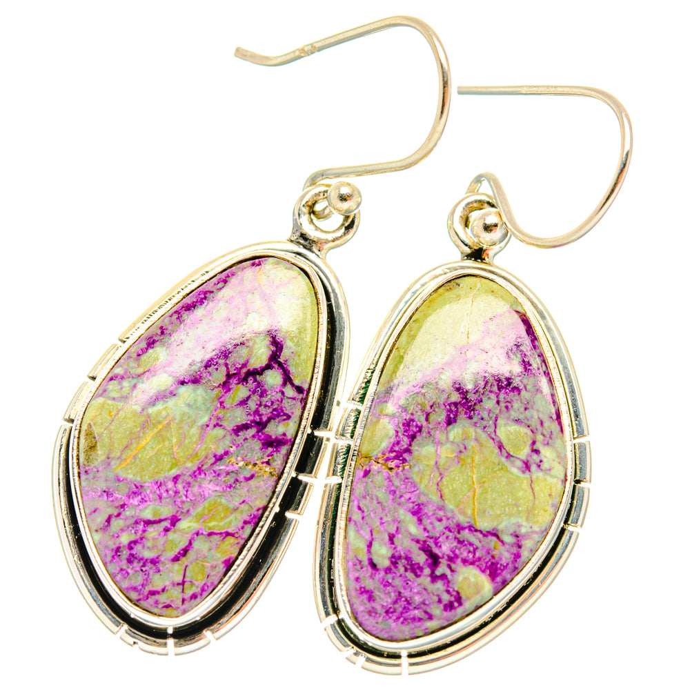 Stichtite Earrings handcrafted by Ana Silver Co - EARR428195 - Photo 2