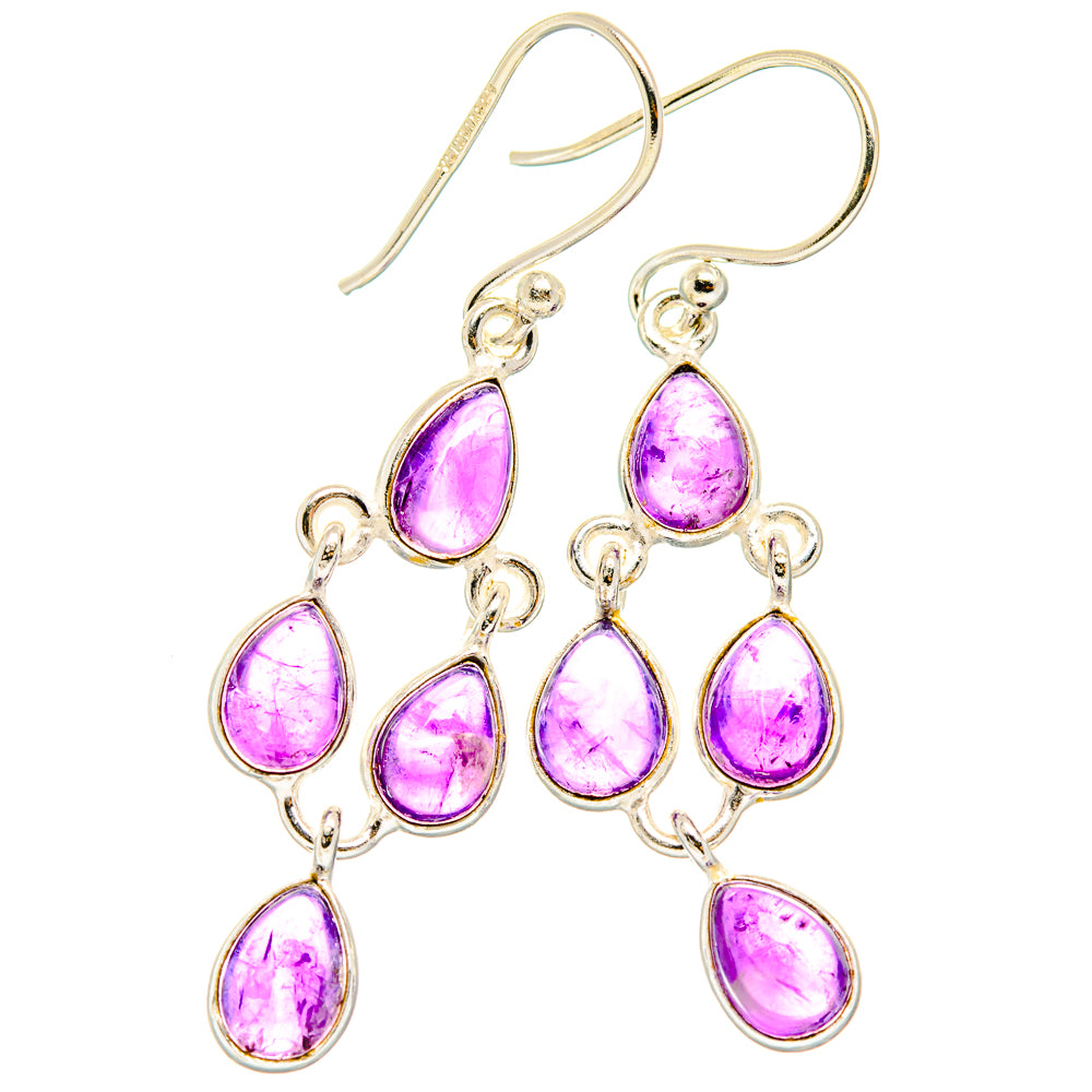 Amethyst Earrings handcrafted by Ana Silver Co - EARR428210 - Photo 2