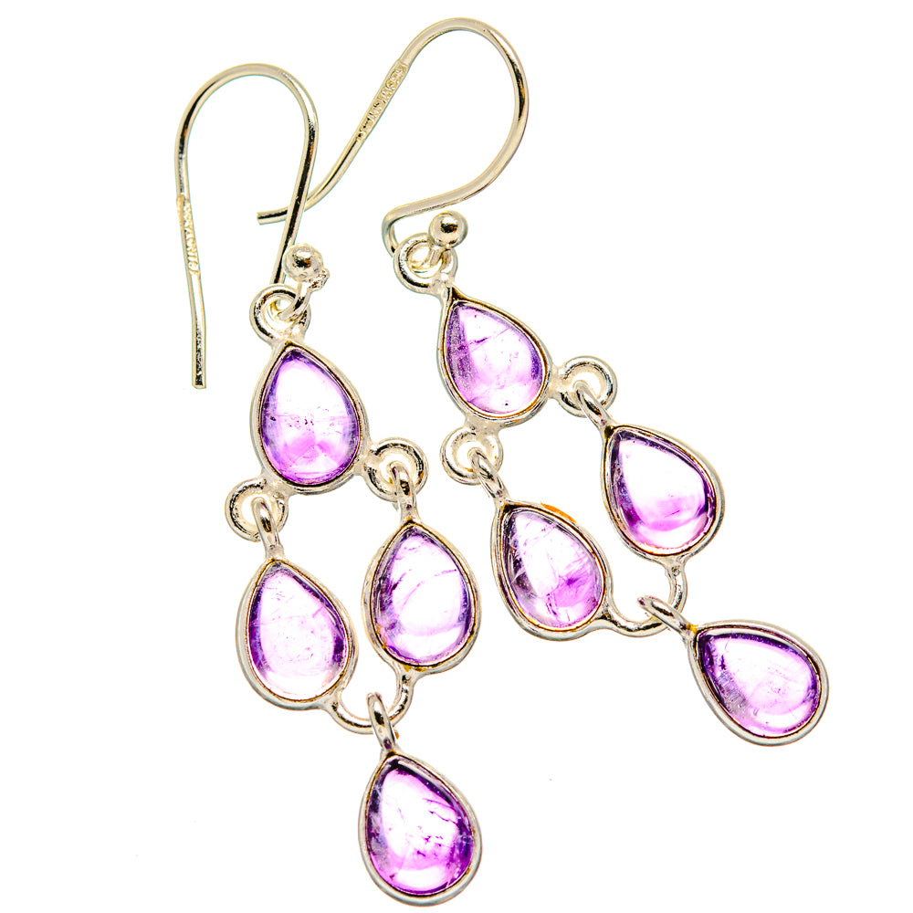 Amethyst Earrings handcrafted by Ana Silver Co - EARR428224 - Photo 2