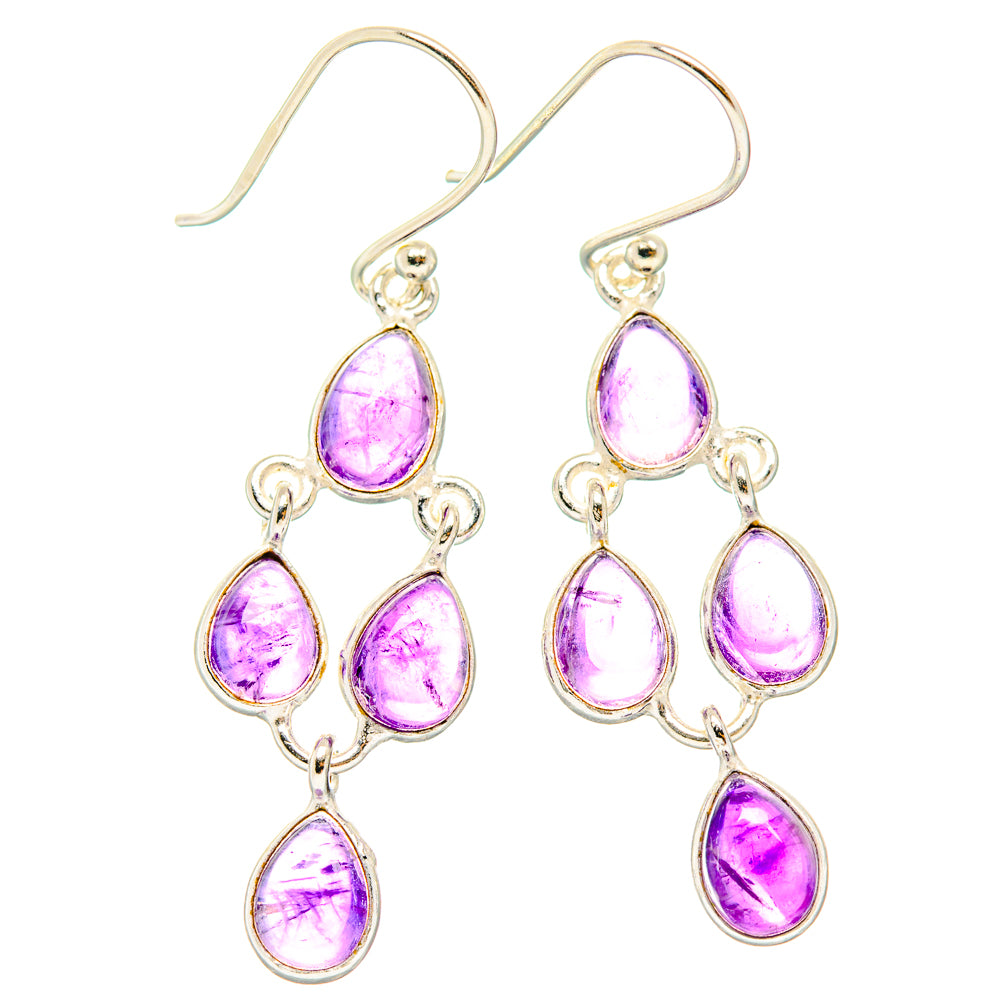 Amethyst Earrings handcrafted by Ana Silver Co - EARR428226 - Photo 2