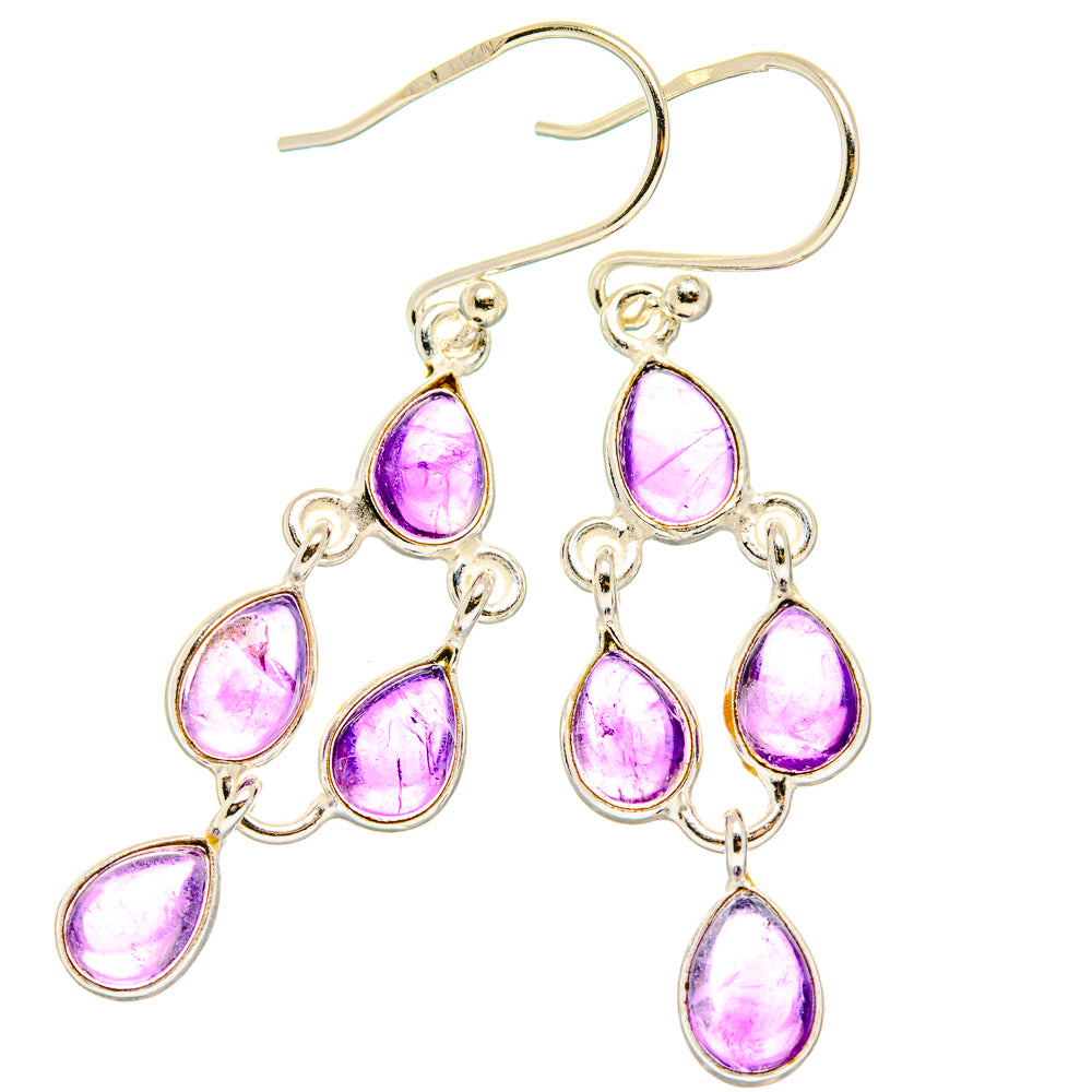 Amethyst Earrings handcrafted by Ana Silver Co - EARR428232 - Photo 2