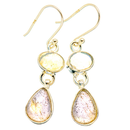 Labradorite, Ethiopian Opal Earrings handcrafted by Ana Silver Co - EARR428244 - Photo 2