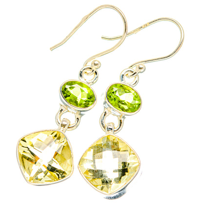Citrine Earrings handcrafted by Ana Silver Co - EARR428256 - Photo 2