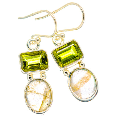 Labradorite Earrings handcrafted by Ana Silver Co - EARR428259 - Photo 2