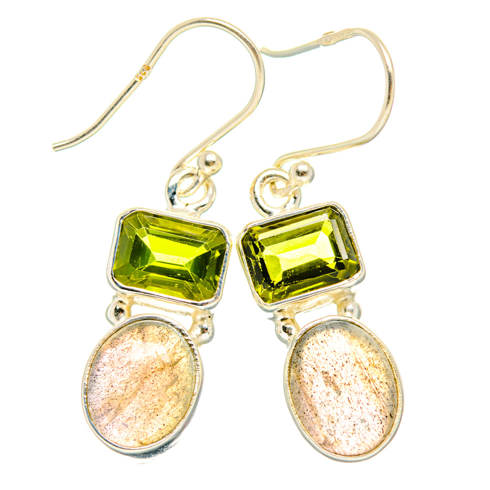 Labradorite Earrings handcrafted by Ana Silver Co - EARR428261 - Photo 2