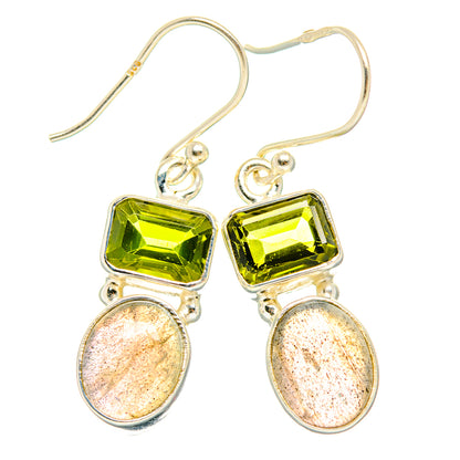 Labradorite Earrings handcrafted by Ana Silver Co - EARR428261 - Photo 2