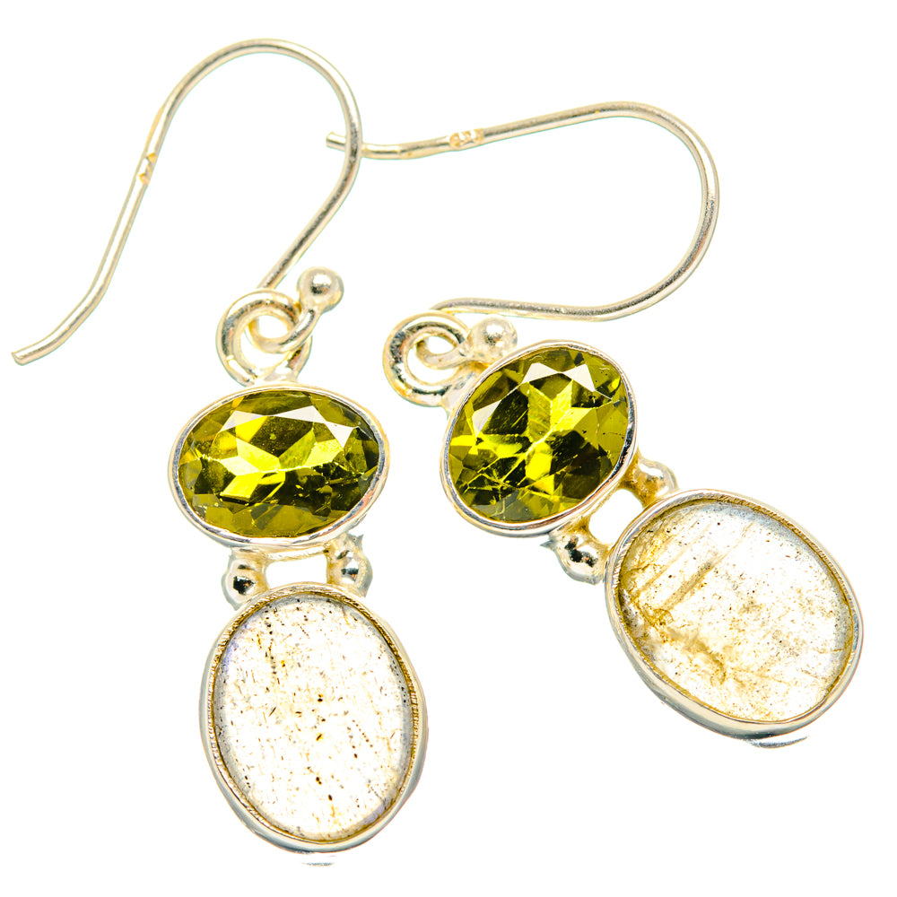 Labradorite Earrings handcrafted by Ana Silver Co - EARR428265 - Photo 2