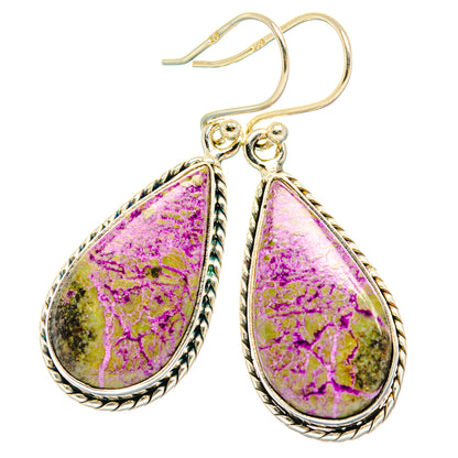 Stichtite Earrings handcrafted by Ana Silver Co - EARR428266 - Photo 2