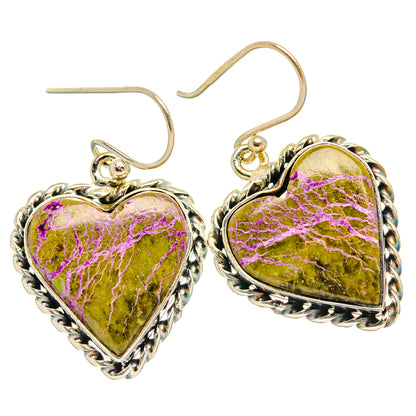 Stichtite Earrings handcrafted by Ana Silver Co - EARR428270 - Photo 2
