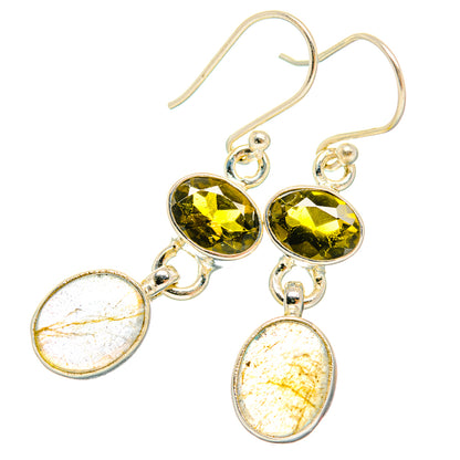 Labradorite Earrings handcrafted by Ana Silver Co - EARR428273 - Photo 2