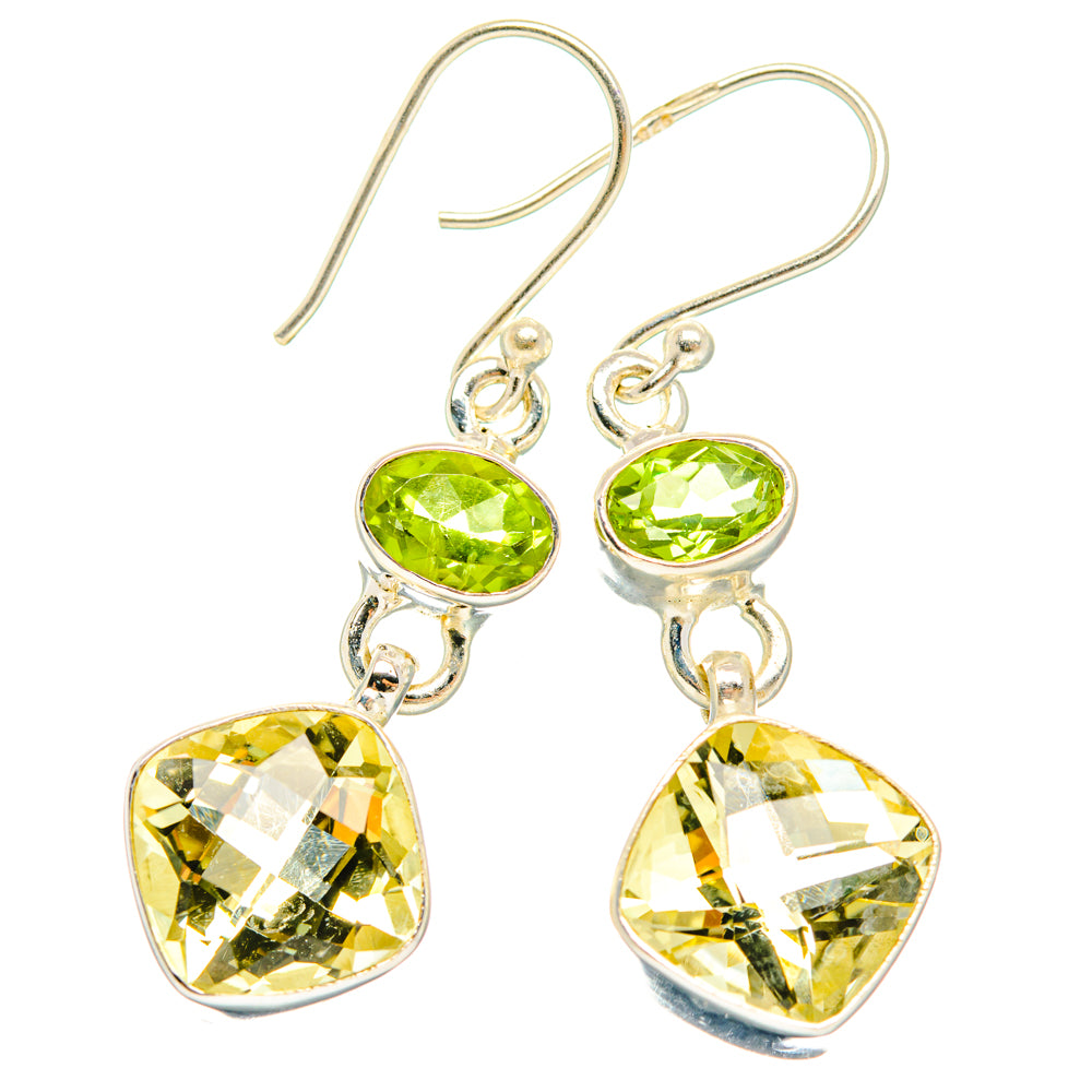 Citrine Earrings handcrafted by Ana Silver Co - EARR428281 - Photo 2