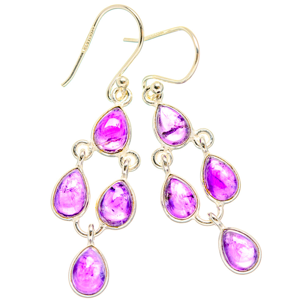 Amethyst Earrings handcrafted by Ana Silver Co - EARR428284 - Photo 2