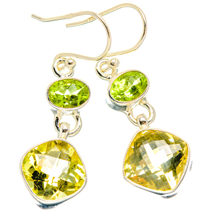 Citrine Earrings handcrafted by Ana Silver Co - EARR428297 - Photo 2