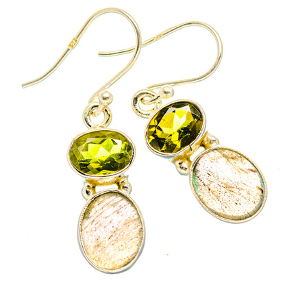 Labradorite Earrings handcrafted by Ana Silver Co - EARR428300 - Photo 2
