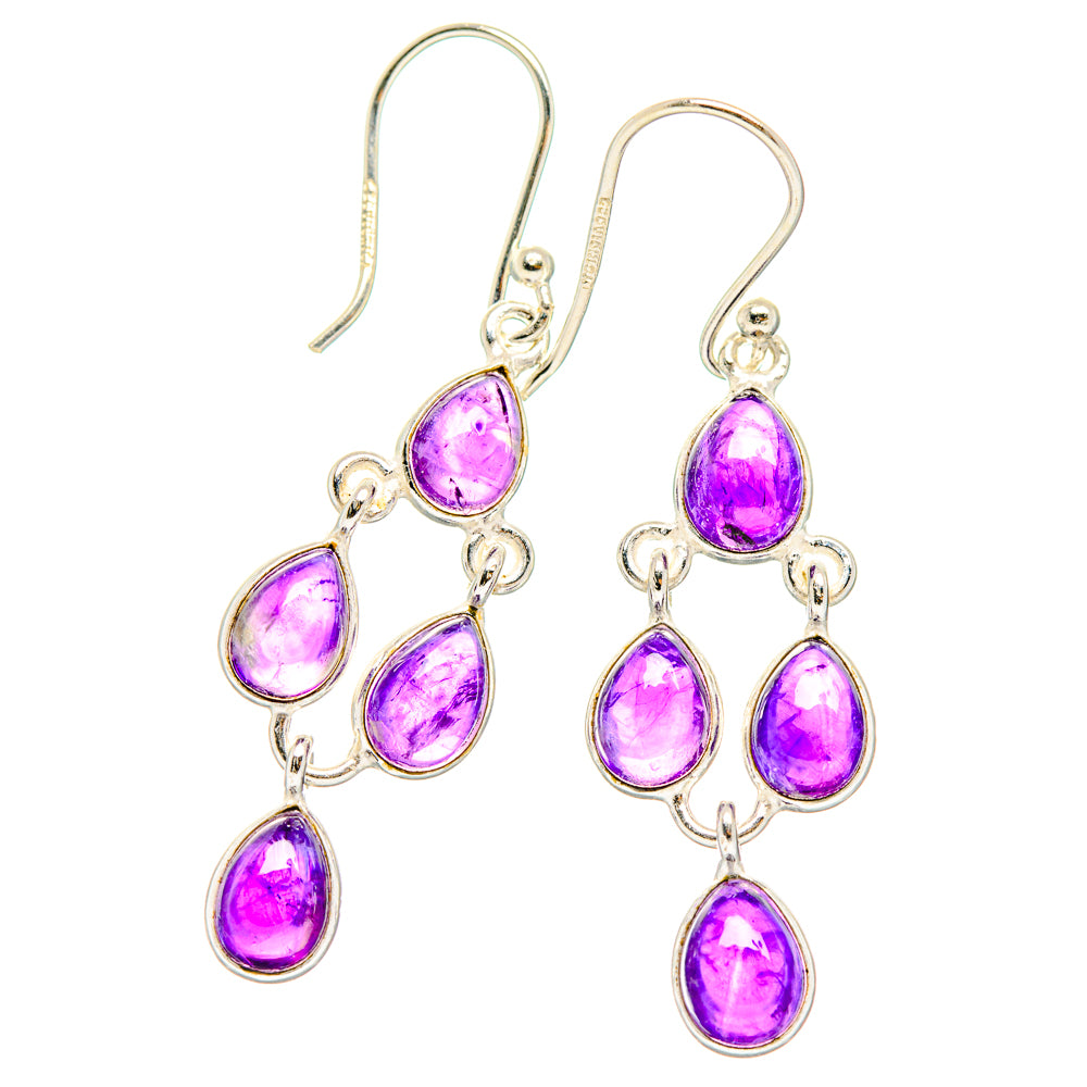 Amethyst Earrings handcrafted by Ana Silver Co - EARR428302 - Photo 2