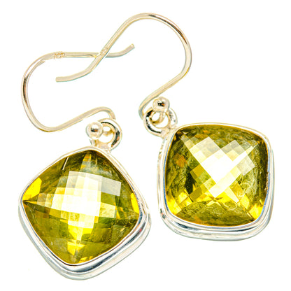 Lemon Quartz Earrings handcrafted by Ana Silver Co - EARR428319 - Photo 2