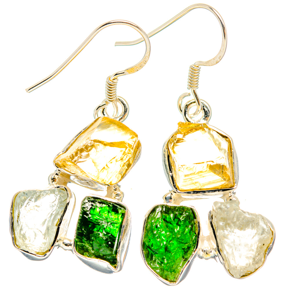 Citrine Earrings handcrafted by Ana Silver Co - EARR428328 - Photo 2