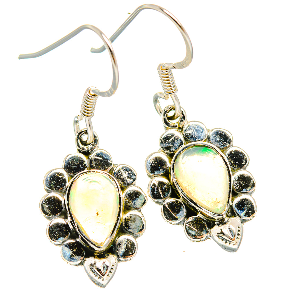 Ethiopian Opal Earrings handcrafted by Ana Silver Co - EARR428332 - Photo 2