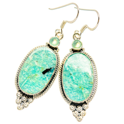 Amazonite Earrings handcrafted by Ana Silver Co - EARR428334 - Photo 2
