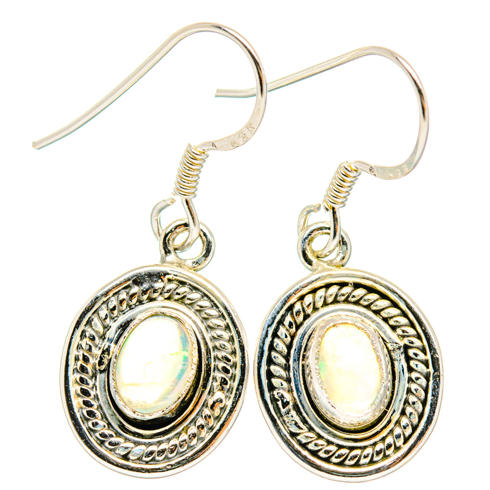 Ethiopian Opal Earrings handcrafted by Ana Silver Co - EARR428344 - Photo 2