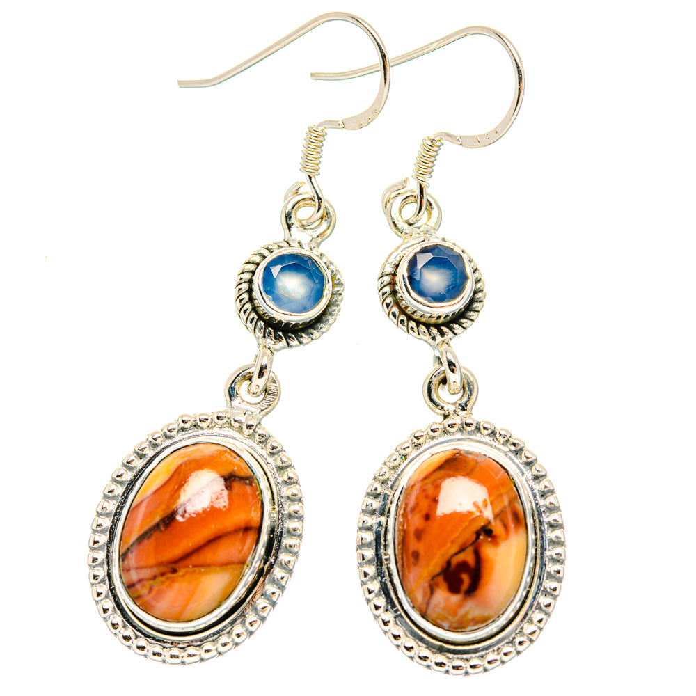 Mookaite Earrings handcrafted by Ana Silver Co - EARR428355 - Photo 2