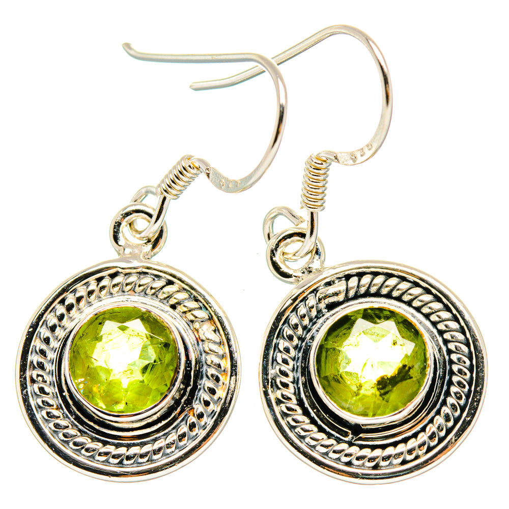 Peridot Earrings handcrafted by Ana Silver Co - EARR428363 - Photo 2
