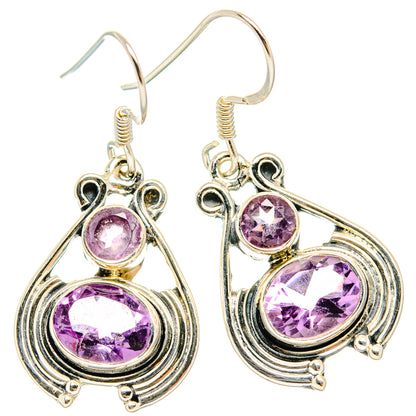 Amethyst Earrings handcrafted by Ana Silver Co - EARR428367 - Photo 2