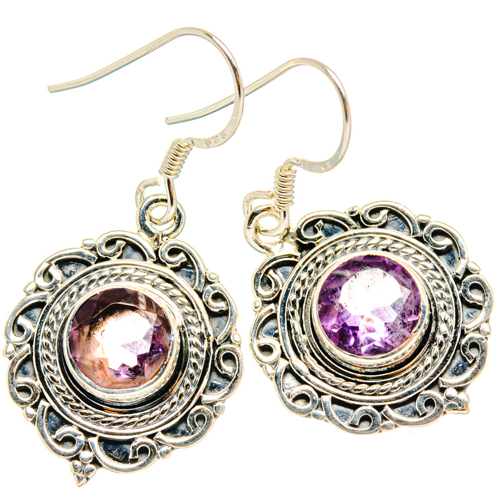 Amethyst Earrings handcrafted by Ana Silver Co - EARR428381 - Photo 2