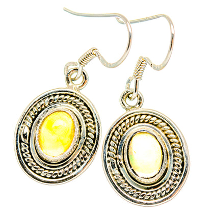 Ethiopian Opal Earrings handcrafted by Ana Silver Co - EARR428385 - Photo 2