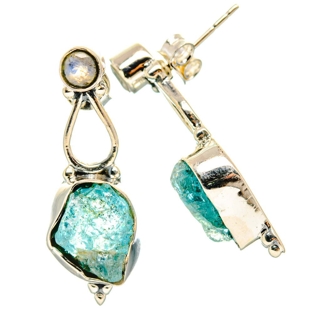 Apatite Earrings handcrafted by Ana Silver Co - EARR428402 - Photo 2