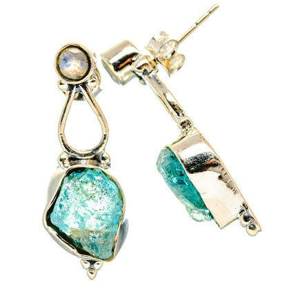 Apatite Earrings handcrafted by Ana Silver Co - EARR428402 - Photo 2