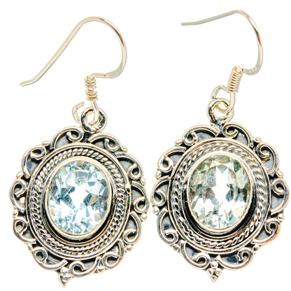 Blue Topaz Earrings handcrafted by Ana Silver Co - EARR428408 - Photo 2