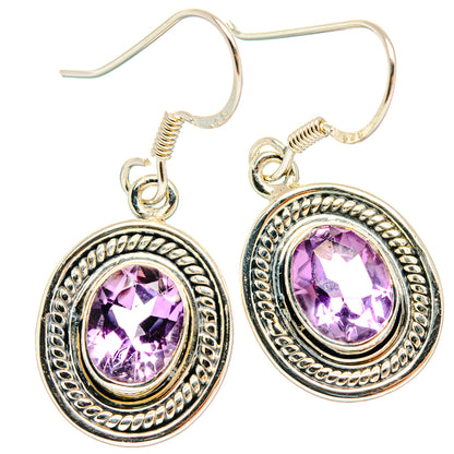 Amethyst Earrings handcrafted by Ana Silver Co - EARR428422 - Photo 2