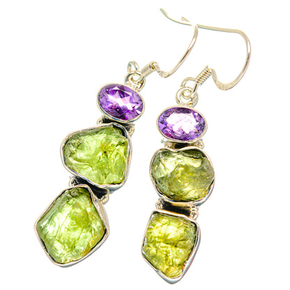 Peridot Earrings handcrafted by Ana Silver Co - EARR428426 - Photo 2