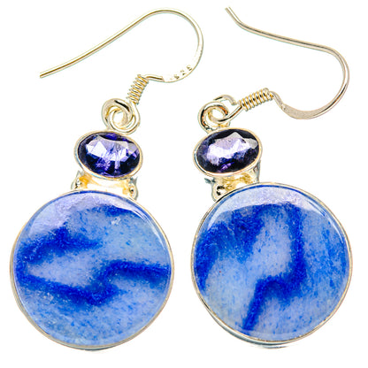 Sodalite Earrings handcrafted by Ana Silver Co - EARR428430 - Photo 2