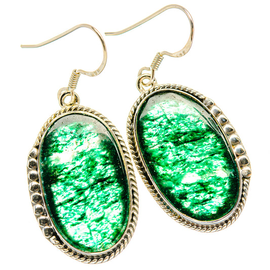 Green Aventurine Earrings handcrafted by Ana Silver Co - EARR428431 - Photo 2