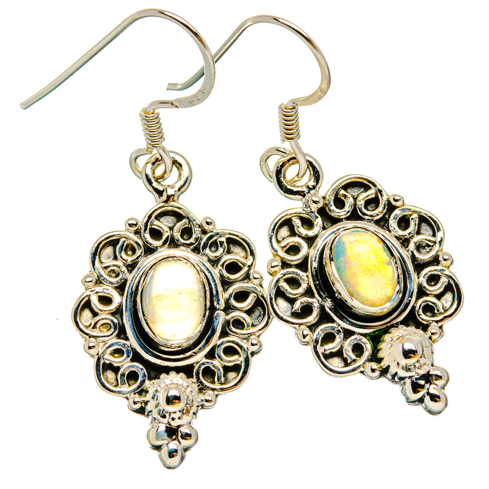 Ethiopian Opal Earrings handcrafted by Ana Silver Co - EARR428436 - Photo 2