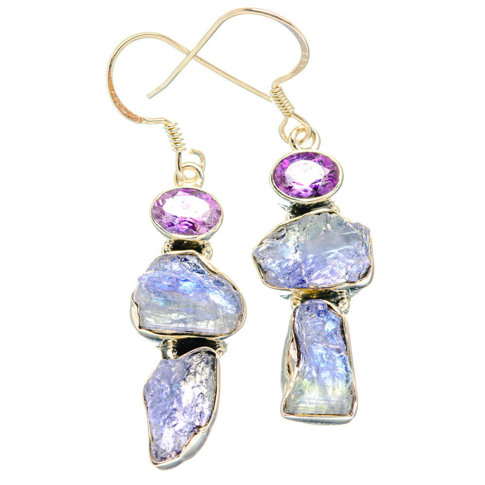 Tanzanite Earrings handcrafted by Ana Silver Co - EARR428442 - Photo 2