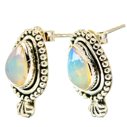 Ethiopian Opal Earrings handcrafted by Ana Silver Co - EARR428456 - Photo 2