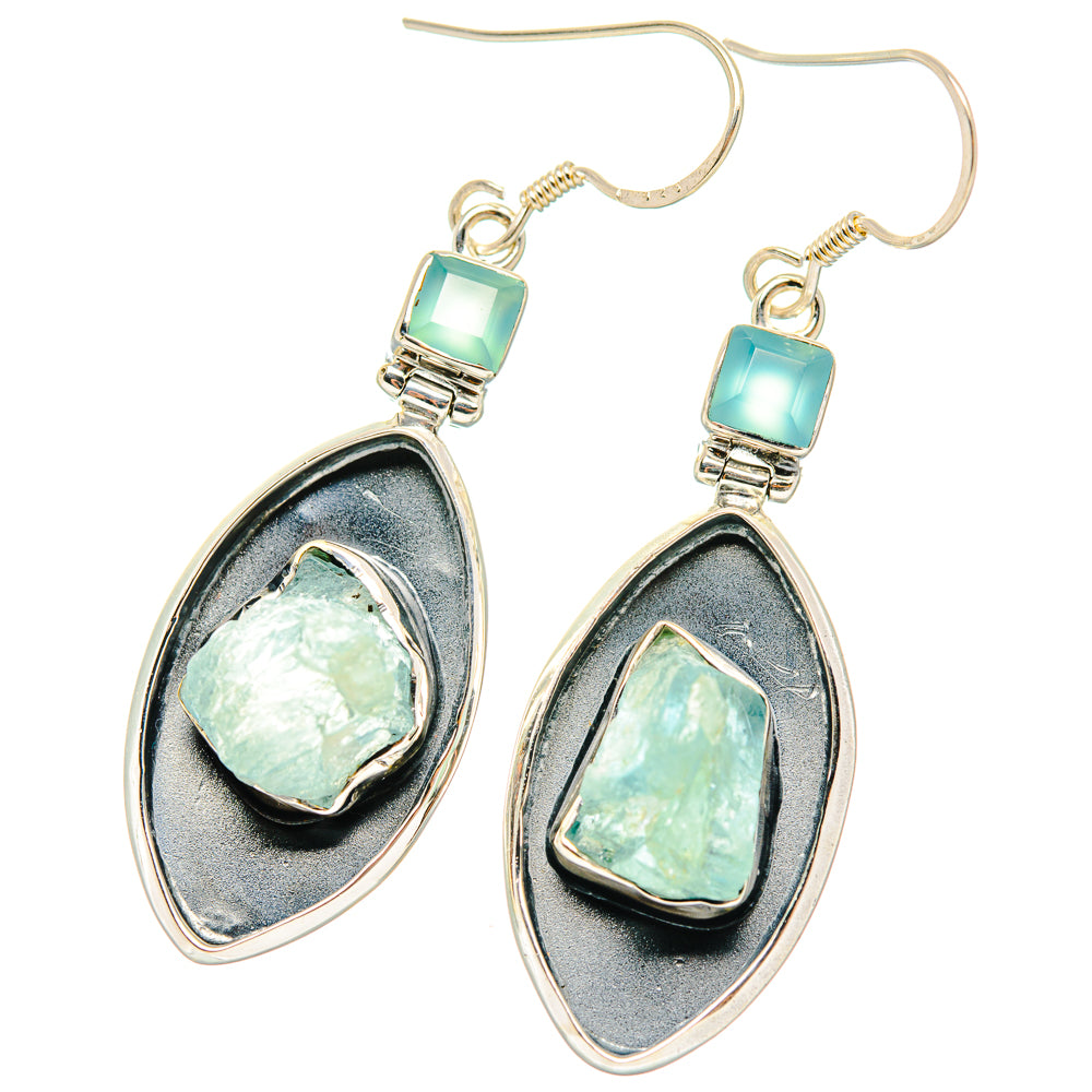 Aquamarine Earrings handcrafted by Ana Silver Co - EARR428465 - Photo 2
