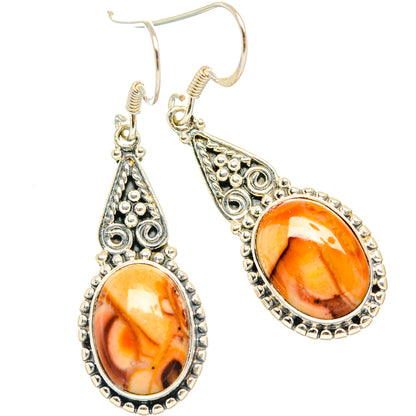 Mookaite Earrings handcrafted by Ana Silver Co - EARR428471 - Photo 2