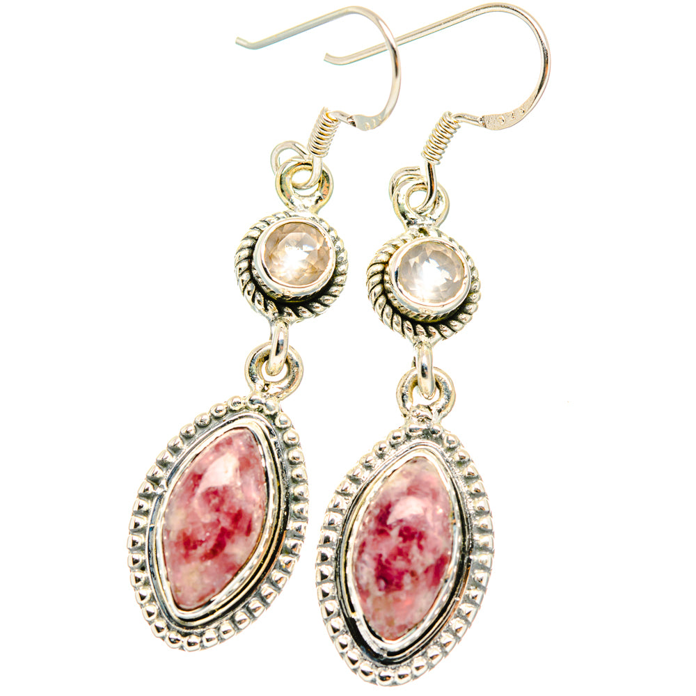 Lepidolite Earrings handcrafted by Ana Silver Co - EARR428483 - Photo 2